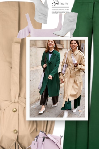 Style Inspiration: Trench coats outfits for spring- Модное сочетание