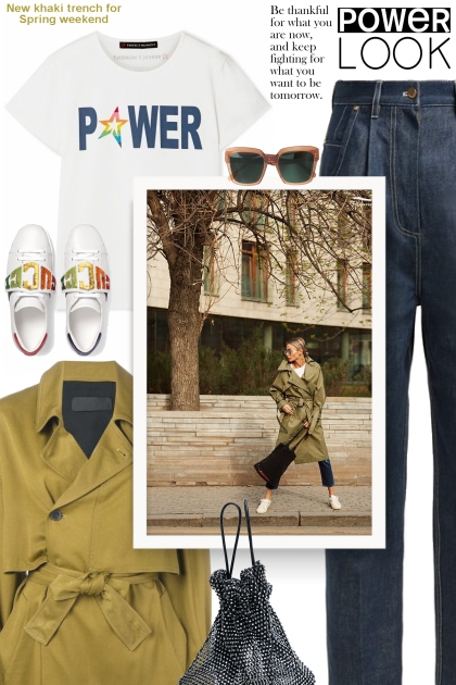 New khaki trench for Spring weekend- Fashion set