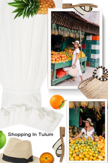 Shopping In Tulum- combinação de moda