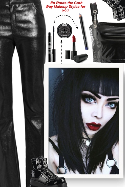   En Route the Goth Way Makeup Styles for you- Fashion set