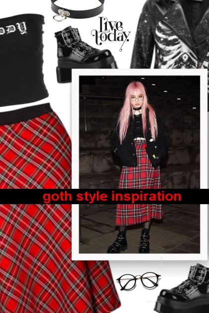goth style inspiration- Fashion set