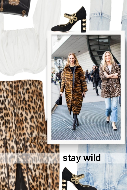 stay wild- combinação de moda