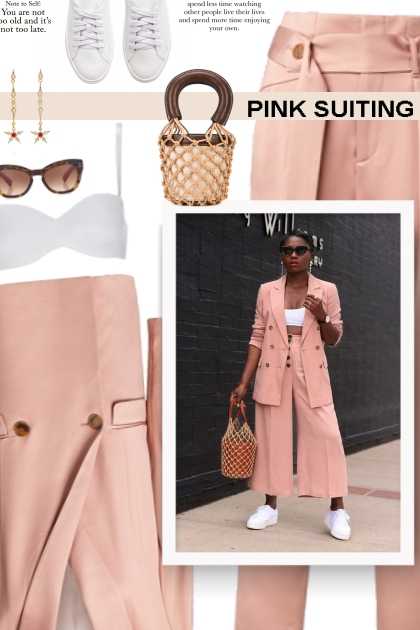 PINK SUITING- Combinazione di moda