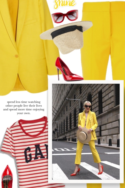   MELLOW YELLOW // BRIGHT SUITING- Kreacja