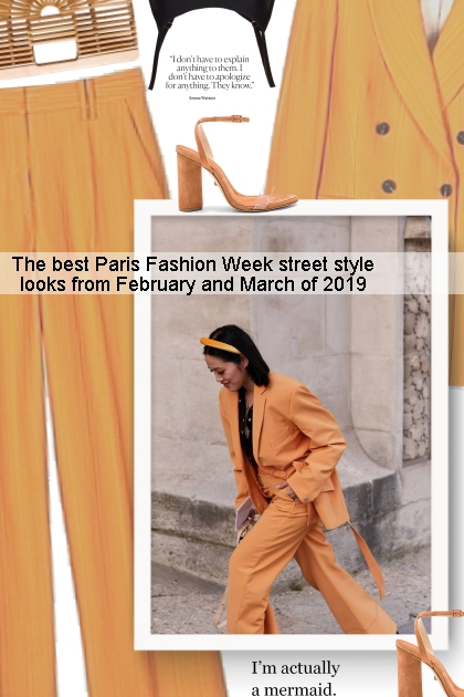 The best Paris Fashion Week street style looks fro- Modna kombinacija