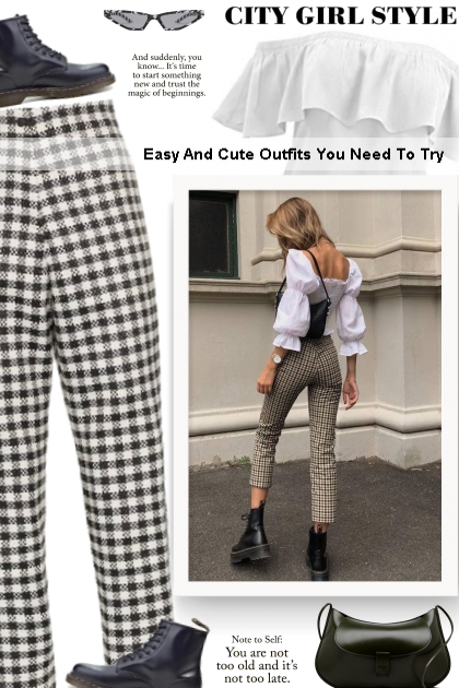 Easy And Cute Outfits You Need To Try- Combinaciónde moda