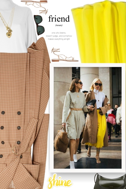 Outfits I love - yellow skirt