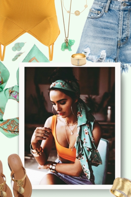   Headscarves & How to Style Them- Modna kombinacija