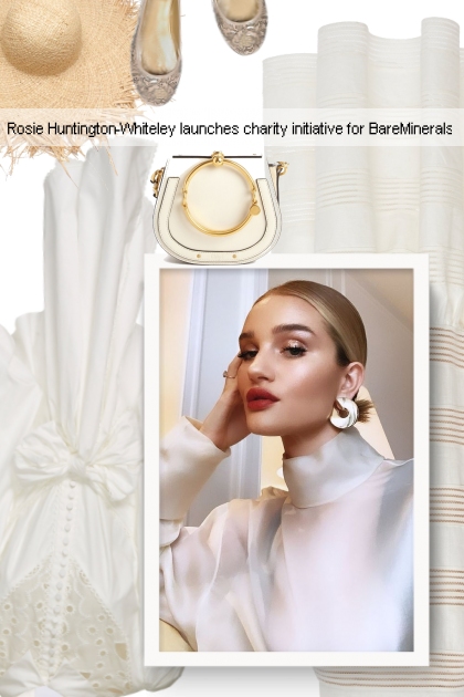   Rosie Huntington-Whiteley launches charity initi- Модное сочетание