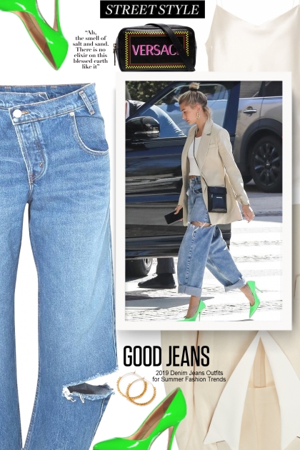   2019 Denim Jeans Outfits for Summer Fashion Tren- Kreacja