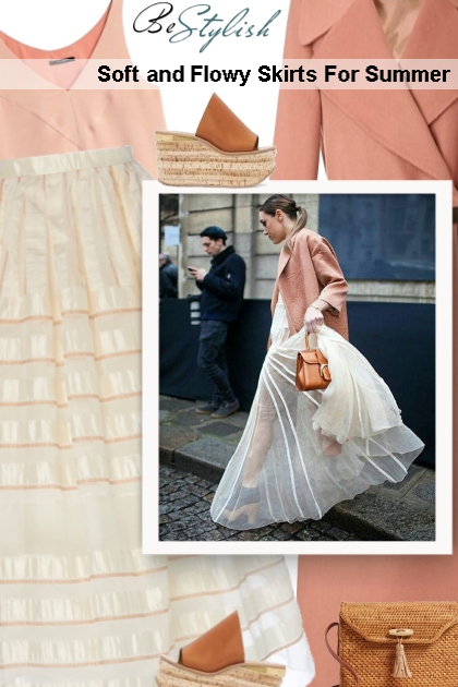   Soft and Flowy Skirts For Summer- Combinazione di moda