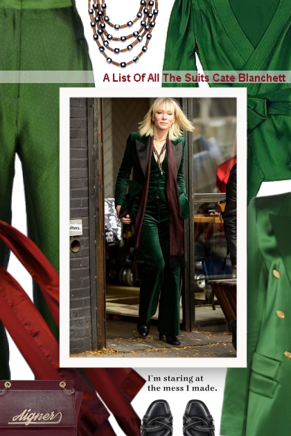   A List Of All The Suits Cate Blanchett- Modna kombinacija