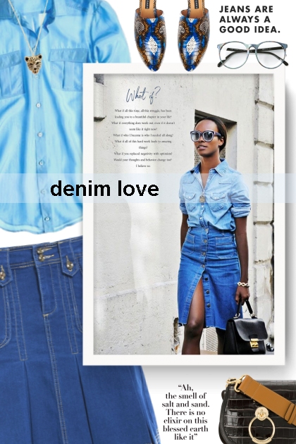 denim love- Модное сочетание