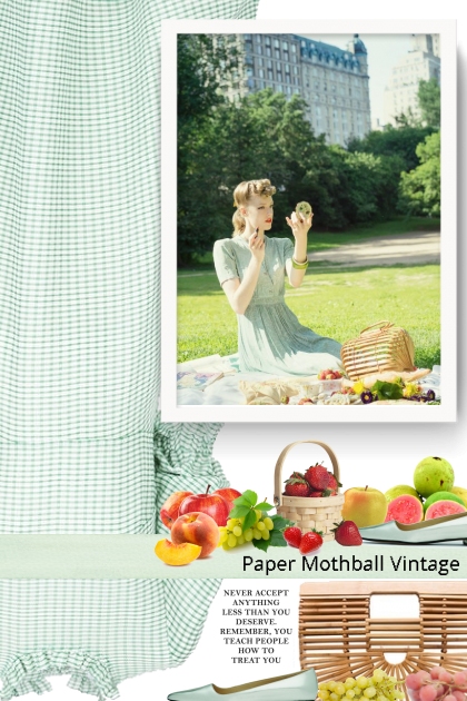 Paper Mothball Vintage- Combinazione di moda