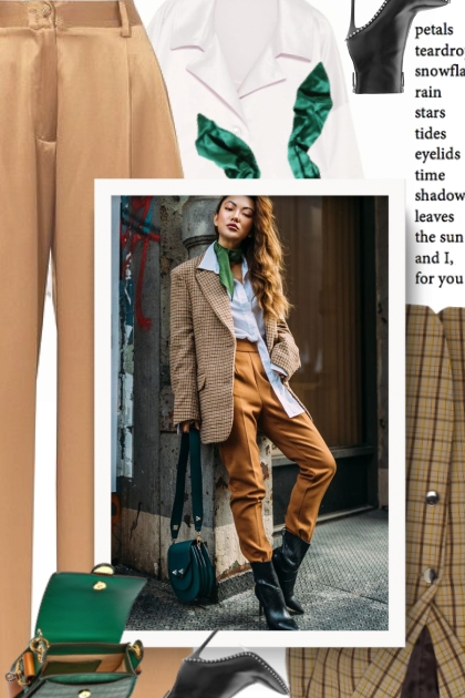 Clothing items worth investing in - plaid blazer, - Combinazione di moda