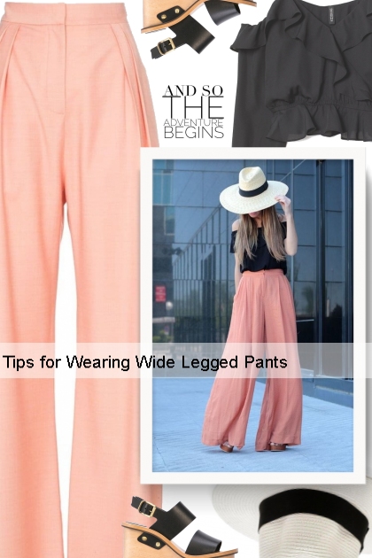   Tips for Wearing Wide Legged Pants- Modna kombinacija