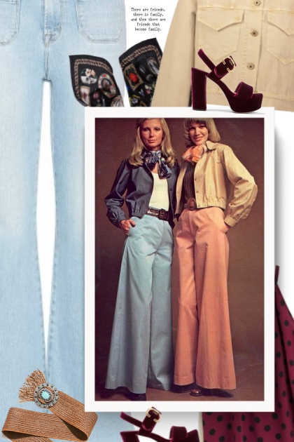 prickly pear vintage // 1972 vintage fashion inspi- コーディネート