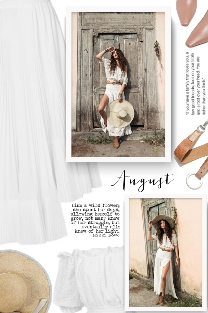 August 2019- Combinaciónde moda