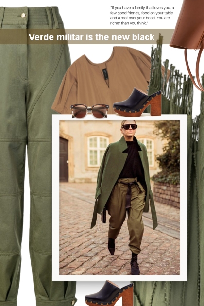   Verde militar is the new black- Fashion set