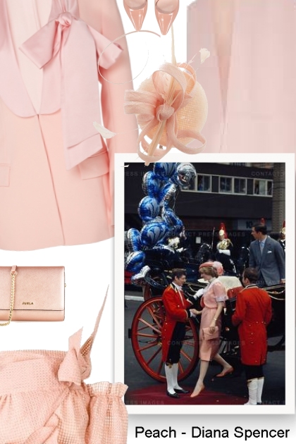 Peach - Diana Spencer- Combinaciónde moda