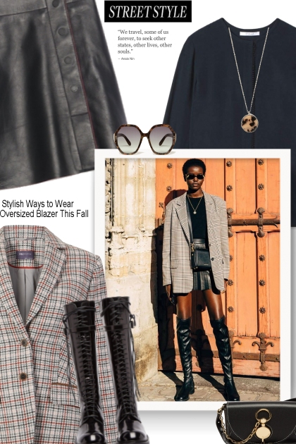   30  Stylish Ways to Wear Oversized Blazer This F- Modna kombinacija