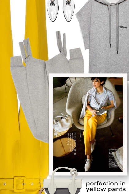 perfection in yellow pants- Modna kombinacija