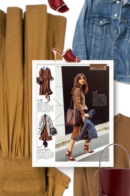  fall 2019 - denim & brown- Combinaciónde moda