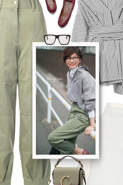 On Trend:  Striped Shirts- Fashion set