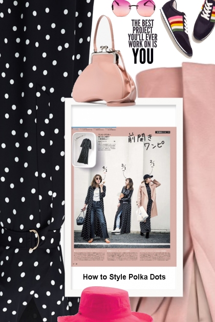 How to Style Polka Dots- combinação de moda