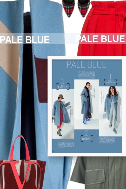 PALE BLUE- Modna kombinacija