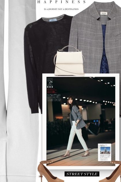 Women White Pants Street Style Looks 2019- Modna kombinacija