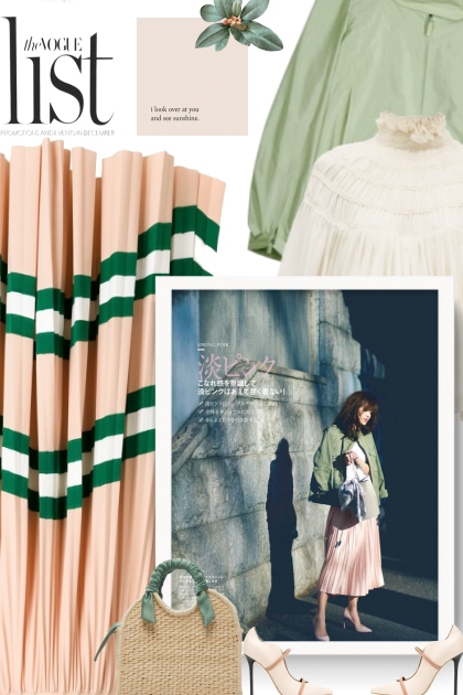 fall 2019 - peach & green- Fashion set
