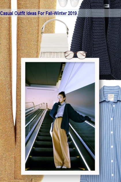 Casual Outfit Ideas For Fall-Winter 2019- Combinazione di moda