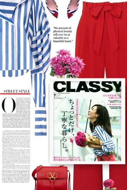 Stripe Fashion - Stripe Print Trend- Модное сочетание