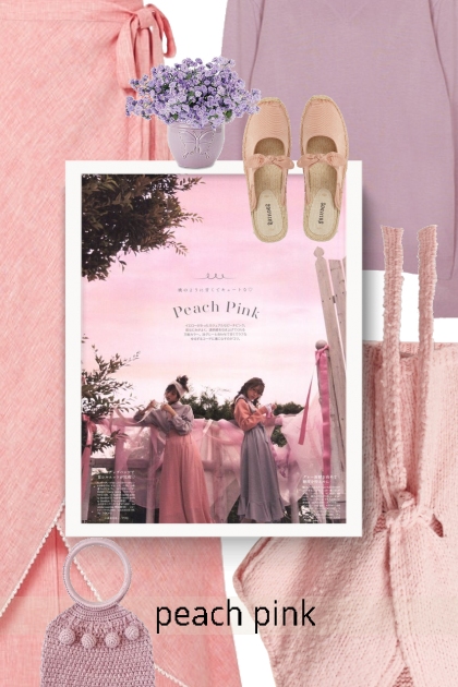 peach pink- Модное сочетание