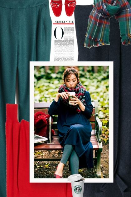Style Trends: Chunky Knit Scarves- Combinaciónde moda