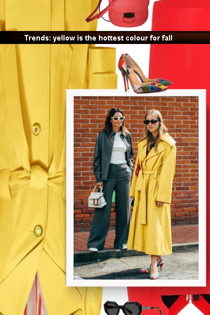 Trends: yellow is the hottest colour for fall- Combinazione di moda