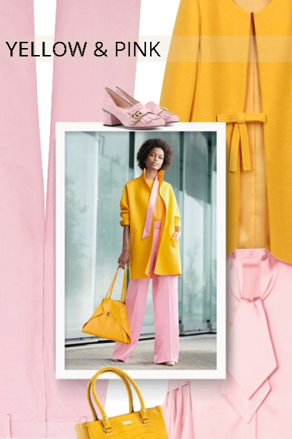 Yellow & Pink- Modekombination