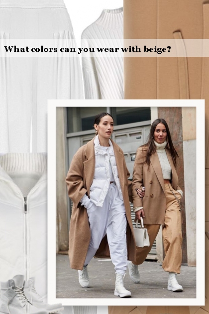 What colors can you wear with beige?- Модное сочетание