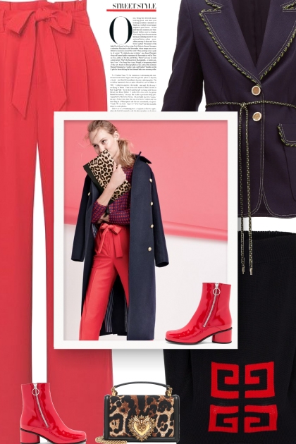 How to Wear Red Pants 2019- Modna kombinacija