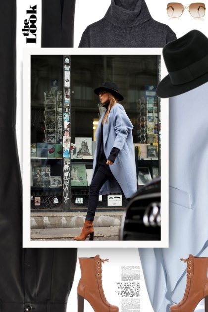 Fall 2019 - black and blue- Combinazione di moda