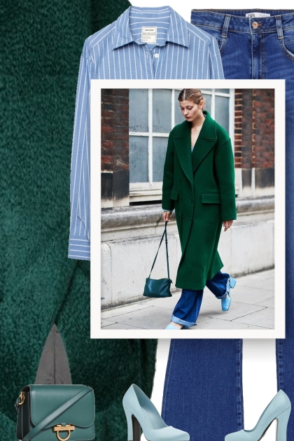 green & light blue- Fashion set