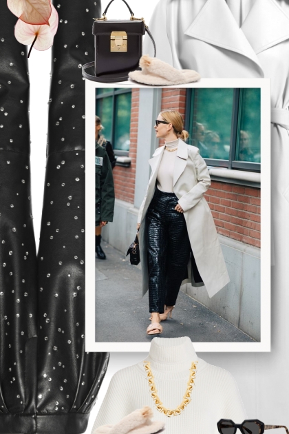 How to Wear the Black-and-White Trend