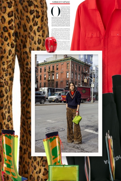 How to Wear Leopard Pants- Модное сочетание