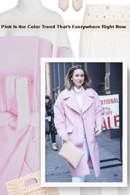 Pink Is the Color Trend That's Everywhere Right No- Modna kombinacija
