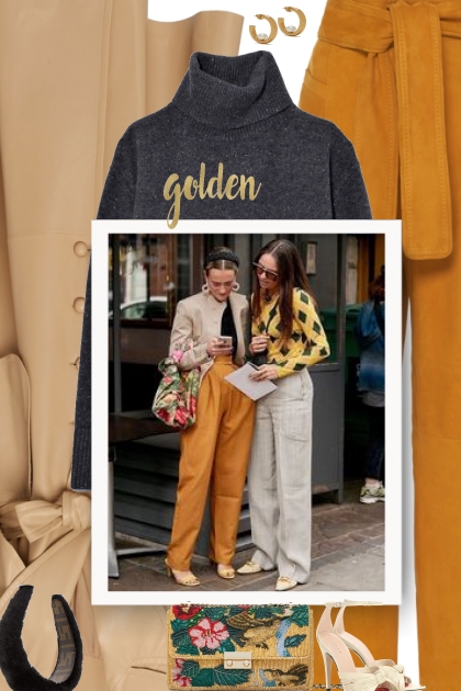 You are golden- Fashion set