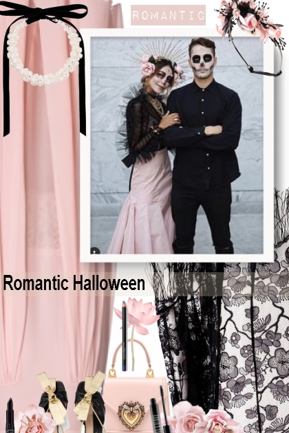 Romantic Halloween- Modna kombinacija