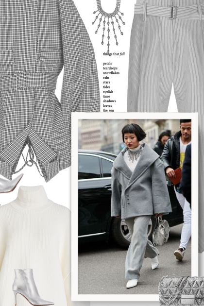 Fall 2019 - grey and white- Combinaciónde moda