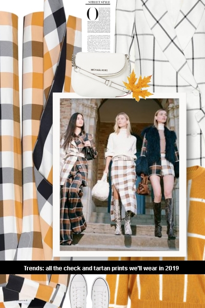  all the check and tartan prints we'll wear in 201- Modekombination