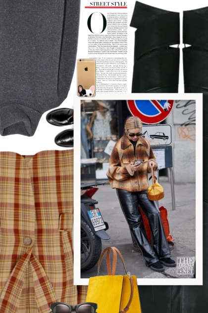 MATÉRIEL High-Waisted Faux Leather Trous - Combinazione di moda